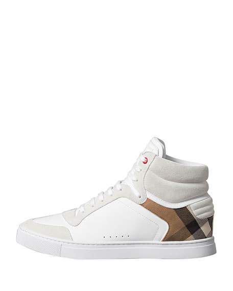 Burberry Men's Reeth High Top Sneakers 